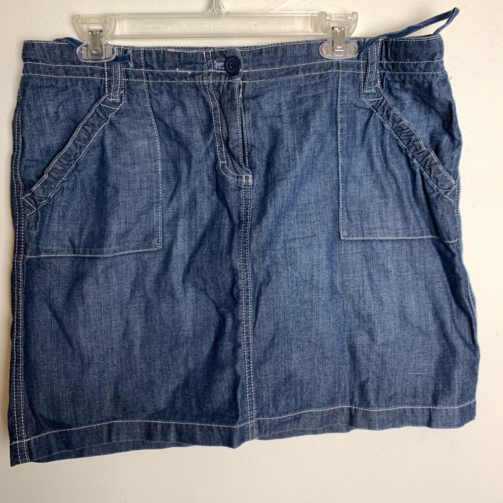 Jean mini skirt size 14 New York and Co